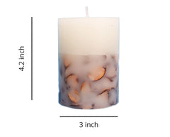 4INCH PILLAR POTPOURRI CANDLE | UNSCENTED | PACK OF 2 ?PARAFFIN WAX CANDLE