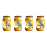 Pure A2 Milk Ghee By Go Amrut | Rich In Nutrients Vitamins A, D & K Healthy Desi Ghee Good For Bones Health | 2 Litre (500ml * 4) 67.6 Ounce | Jar Pack