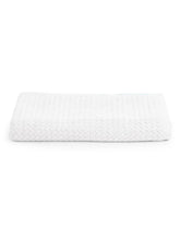 Spaces 100% Cotton Large Size Bath Towel 450 Gsm | Super Absorbent, Quick Dry, Ultra Soft Bath Towel | Dobby Solid Design (White)