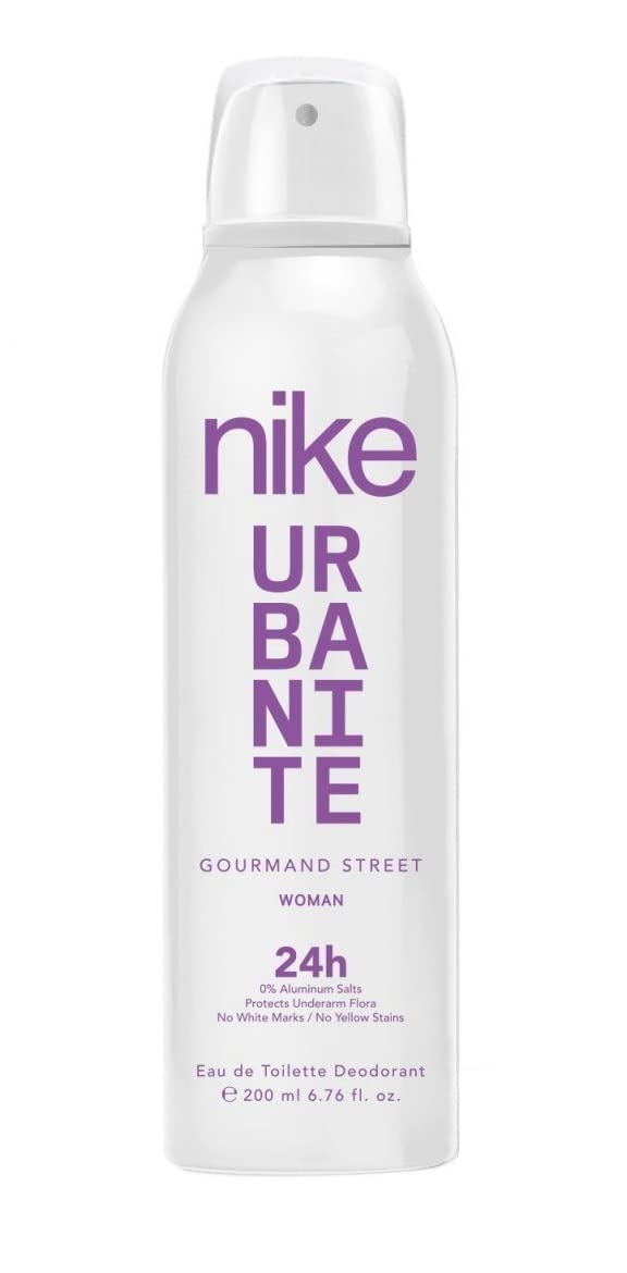 Nike Urbanite Gourmand Street & Oriental Avenue Woman Deodorant Spray 400ml 13.5 Fl.oz. Pack Of 2 | 24hr Long Lasting Fragrance Nike Urbanite Gourmand Street & Oriental Avenue Woman Deodorant Spray 400ml 13.5 Fl.oz. Pack Of 2 | 24hr Long Lasting Fragrance