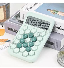 Nilzone Mechanical Switch Calculator Cute 12 Digit Large LCD Display And Buttons, Calculator With Large LCD Display Great For Everyday Life And Basic Office Work (Calculator-1)