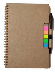 Memo Note Pad In Diary Style With Sticky Notes Pen Regular Notebook Single 70 Pages