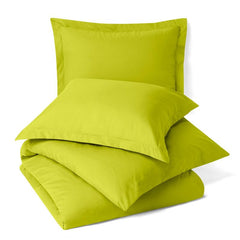 Pure Microfiber Plain Bedsheet With 1 Pillow Cover | 300 Thread Count - Single Bedsheet Traditional | Size 60 X 90 Inches, Neon Green