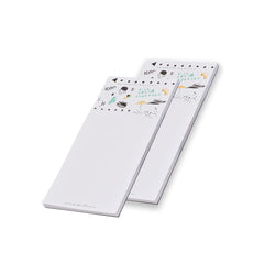 To Do List Notepad, Checklist Writing Planning Pad - Office Stationery - Farewell Gift, Set Of 8
