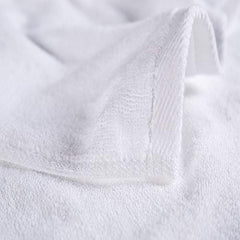 Sanjeev Textiles Hotel White Color Super Soft 100% Cotton Full Size Quick Absorption & Faster Drying Towel Luxury Bath Towel 760 Gsm