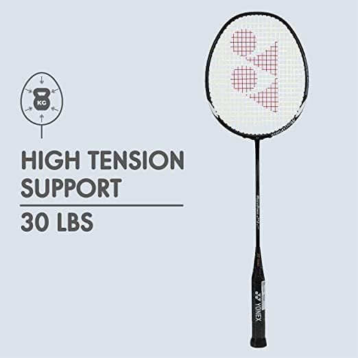 Yonex Graphite MUSCLE POWER 29 LIGHT Badminton Racket, 4u G4, Colour - Black & Grey, Grip Size - 3 3/4 inches Yonex Graphite MUSCLE POWER 29 LIGHT Badminton Racket, 4u G4, Colour - Black & Grey, Grip Size - 3 3/4 inches