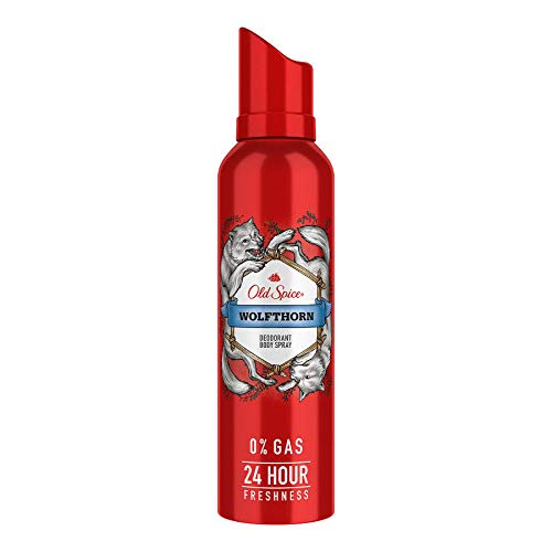 Old Spice Wolfthorn & Lionpride No Gas Deodorant Body Spray Perfume 140ml Each 4.7 Fl.oz. | For Men Old Spice Wolfthorn & Lionpride No Gas Deodorant Body Spray Perfume 140ml Each 4.7 Fl.oz. | For Men
