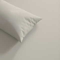 Elastic Fitted Bedsheet With 2 Pillow Cover - 78 X 84 Inches, Off White | Soft, Breathable & Eco-Friendly | Perfect Gifting Festival, Housewarming, Anniversaries