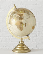 Antique Home Decor World Map Globe For Student & Kids, Globe For Geography, Diameter - 8 Inch, For Gifting & Show Piece, Pack Of 1