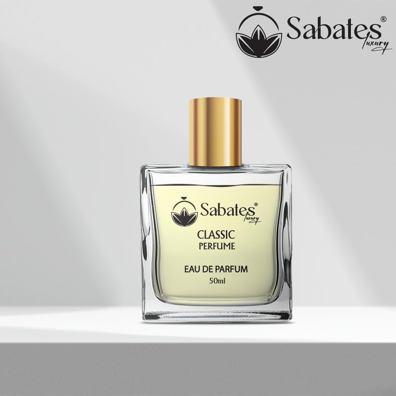 Sabates Classic Eau De Parfum 50ml 1.6 Fl.oz. | Long Lasting Fresh Fragrance For Unisex | Perfect For All Day Freshness Sabates Classic Eau De Parfum 50ml 1.6 Fl.oz. | Long Lasting Fresh Fragrance For Unisex | Perfect For All Day Freshness