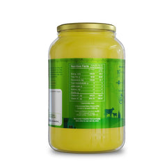 Pure Premium Gir Cow Ghee By Nuclear Farm | Sourced From Gir Cow Milk Organic & Authentic Desi Ghee For Cooking, Baking | (1 Litr) 33.8 Ounce | Jar Pack