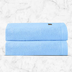 Spread Spain Bamboo Bath Towels 360 Gsm | Large Size Bamboo Bath Towel High Absorbent & Soft Bath Towel For Men & Women 2 Piece (Light Blue)