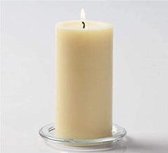 JASMINE HIGHLY FRAGRANCE PILLAR CANDLE 3INCH FOR DECORATE BUNNING TIME 30 HOURS