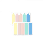 200 Pieces Pastel Color Page Markers Sticky Index Tabs Sticky Tabs Arrow Flag Tabs, Small Sticky