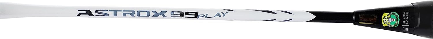 Yonex ASTROX 99 PLAY Strung Badminton Racquet, Colour - White, Grip Size - 4 Inch Yonex ASTROX 99 PLAY Strung Badminton Racquet, Colour - White, Grip Size - 4 Inch