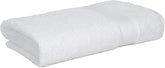 Teleport Pure 100% Cotton Bath Towel 500 Gsm | Absorbent Super Soft & Comfortable Quick-Drying Bath Towel (White)