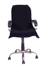 Vvip Home 100% Cotton Luxary Office Chair Towel 550 Gsm (Black)
