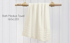 Spread Spain 100% Cotton Hand Towel 600 Gsm | Soft, Fluffy, Super Absorbent & Quick Dry Towels For Pool, Spa & Gym (Cream)