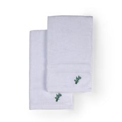 Feather & Spun Bamboo Lavender Fragrance Cotton Hand Towel 400 Gsm | Anti Microbial Fade Resistant Double Needle Stitch Hand Towel (Pure Snow) - Pack Of 2