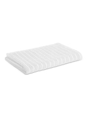 Welspun 2 In-1 100% Cotton 400 Gsm Bath Towel (White)