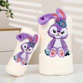 Homecloud Super Soft Rabbit Bath Towel With Hand Towel 700 Gsm | 3x Softer Than Cotton Towels A Gift For Baby Shower | Set Of 2 (Beige)