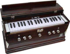 Musical Instrument Harmonium - 39 Keys, Double Fold Bellow, 3 1/4 Octave, Two Reeds (Bass+ Male), Instant Response Keyboard - No Lag Time | Tuning 440 Standard Pitch