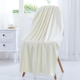 Xolena Microfiber Bath Towel 450 Gsm | Quick-Dry & Highly Absorbent Lightweight & Super Soft Towels For Bath, Beach, Gym & Swim Towel (Off White)