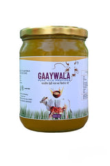 Premium Natural Cow Ghee By Gaaywala | Good Source Of Protein Fiber Healthy Pure Desi Cow Ghee Perfect For Rotis | (500ml) 16.9 Ounce | Jar Pack