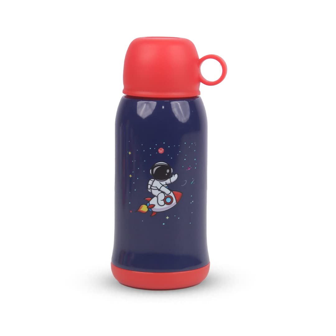 Pro-Hydro Vacuum Insulated Kids Sippy With 2 Lids - Food Grade Stainless Steel | Leak Proof, BPA Free 450ml, Dark Blue Pro-Hydro Vacuum Insulated Kids Sippy With 2 Lids - Food Grade Stainless Steel | Leak Proof, BPA Free 450ml, Dark Blue