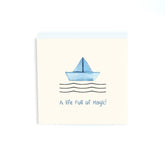 Notepad For Daily Notes & Ideas, Stylish "Life Is Full Of Magic" Memo Pad, 200 Blank Pages