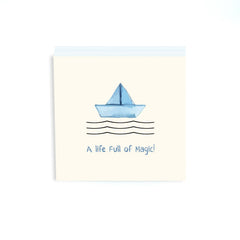 Notepad For Daily Notes & Ideas, Stylish "Life Is Full Of Magic" Memo Pad, 200 Blank Pages
