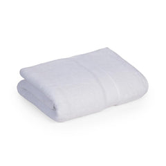 Feather & Spun Lavender Scented Bath Towel 800 Gsm | Fade-Resistant Anti Microbial | Double Needle Stitch | Pure Cotton (Pure Snow)