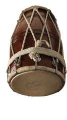 Special Sheesham Wood Dholak Drum With Padded Bag - Brown | Perfectly Symmetric Round Dholak - Dholak For Festival, Wedding, Satsang | Very Easy To Tune