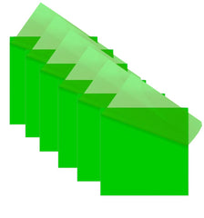 Transparent Self Sticky Note Pads, Self Adhesive Removable Perfect For Studying | 300 Sheet, Green