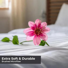 Plain Bedsheet For Queen Bed Soft Bedding Sheet With 2 Pillow Covers | 90x102 Inch, Dark Grey - Wrinkle, Resistant & Lightweight Double Bedsheet