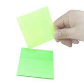 Transparent Sticky Notes 50 Sheets Paper Daily Check List School Stationery | Pack Of 3, Green