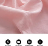 Premium Solid Plain Single Bedsheet With 1 Pillow Cover | Size 60 X 90 Inches, Rose Pink | 300 Thread Count Microfiber For Single Bedsheet