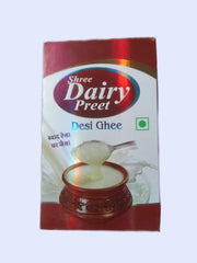 Organic Pure Desi Ghee By Shree Dairy Preet | Homemade Healthy Fresh Ghee For Better Digestion & Immunity | (1 Litr) 33.8 Ounce | Box Pack