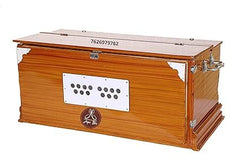 Musical Instrument Harmonium With Cover & Free Carry Bag - 7 Stopper, 39 Keys, Double Bellow, Two Reeds (Base- Male), 3 1/4 Octave