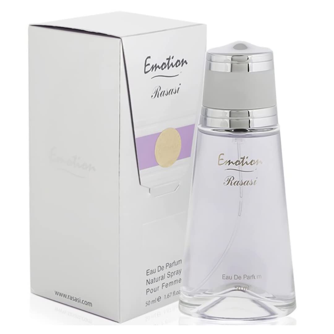 Rasasi Emotion For Women Eau De Parfum 50ml 1.6 Fl.oz. Gift For Wife | Long Lasting Rasasi Emotion For Women Eau De Parfum 50ml 1.6 Fl.oz. Gift For Wife | Long Lasting