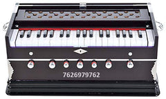 Musical Instrument Harmonium With Carry Bag - 7 Stopper, 39 Keys, Double Bellow, 2 Reeds (Bass+ Male) | Handmade Instrument