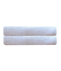 Akin Premium Cotton Bath Towels 1000 Gsm (Pack Of 2) - White
