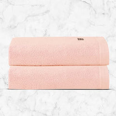 Spread Spain Bamboo Bath Towels 360 Gsm | Large Size Bamboo Bath Towel High Absorbent & Soft Bath Towel For Men & Women 2 Piece (Peach)