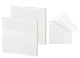 Transparent Sticky Notes, Clear Self-Adhesive Note Pads For Students, Home - 100 Sheets