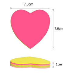 Sticky Notes, Sticky, Sticky Pad, Sticky Notes Cute, Stick Notes For Study - Pack Of 3