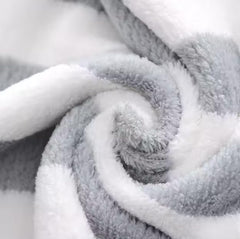 Homecloud Korean Plush Soft & Luxury 400 Gsm | Towel Set With Hanging Loop | 3x Softer Than Cotton Towels | Set Of 2 (1 Bath Towel + 1 Face Towel)