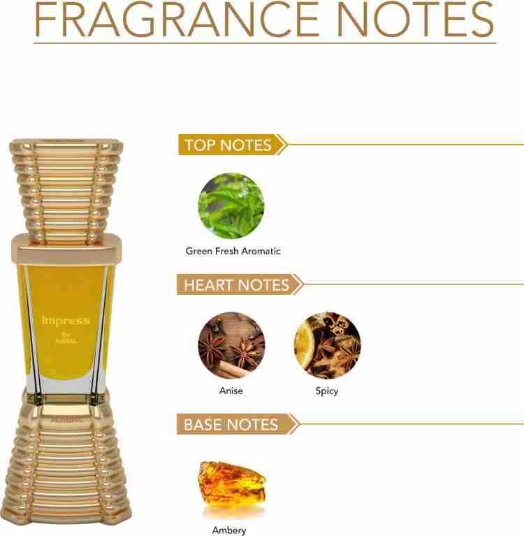 Ajmal Selfie Cp  + Impress Cp Citrus Alcohol-free Attar 10ml 0.3 Fl.oz. Each X2 For Men + Aretha Eau De Parfum 50ml 1.6 Fl.oz. For Women | Combo Of 3 Ajmal Selfie Cp  + Impress Cp Citrus Alcohol-free Attar 10ml 0.3 Fl.oz. Each X2 For Men + Aretha Eau De Parfum 50ml 1.6 Fl.oz. For Women | Combo Of 3