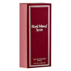 Royal Mirage Sport Eau De Cologne Spray 120ml 4.0 Fl.oz. Unisex Fragrance | Long Lasting