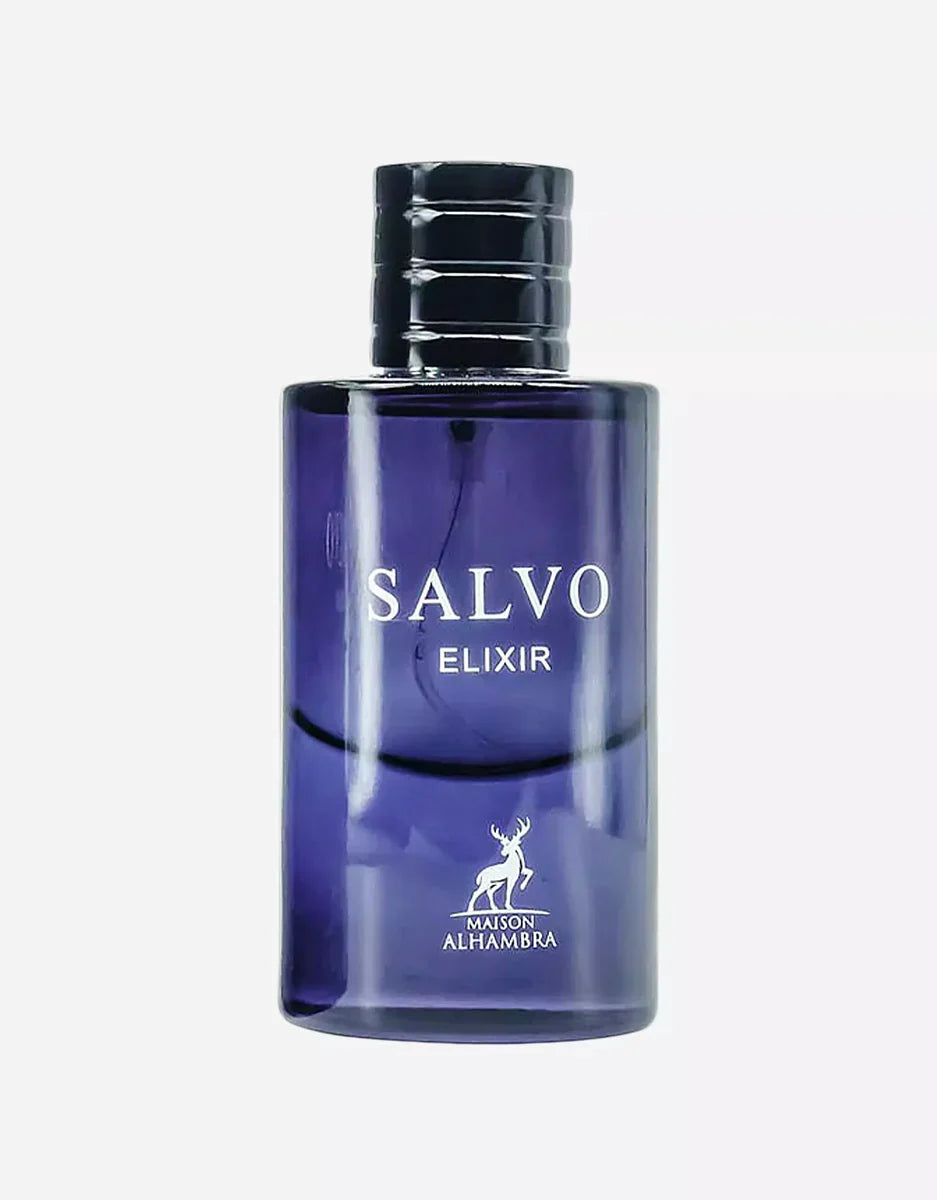 SALVO ELIXIR OF MAISON ALHAMBRA EAU DE PARFUM FOR MEN 60ML 2.0 FL.OZ. SALVO ELIXIR OF MAISON ALHAMBRA EAU DE PARFUM FOR MEN 60ML 2.0 FL.OZ.