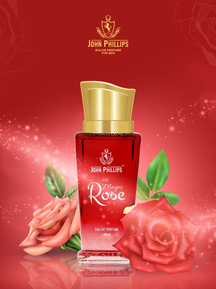 John Phillips Black Cherry 100ml 3.4 Fl.oz. & Magic Rose 60ml 2 Fl.oz. Long Lasting Eau De Parfum For Women | Combo Of 2 John Phillips Black Cherry 100ml 3.4 Fl.oz. & Magic Rose 60ml 2 Fl.oz. Long Lasting Eau De Parfum For Women | Combo Of 2